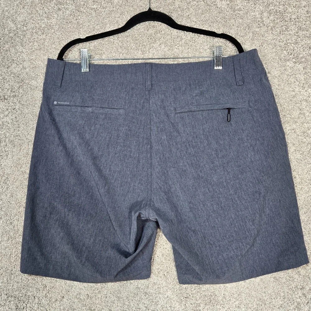 7 Diamonds Aeroplane Performance Shorts Men's 36 Blue/Gray stretch